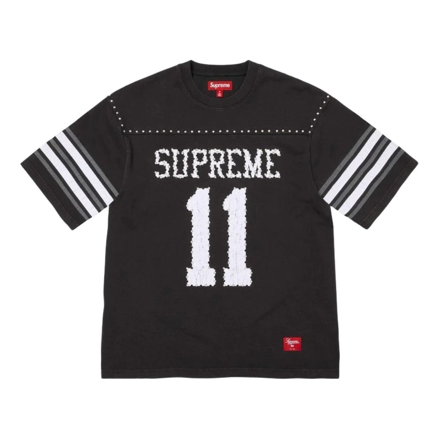 Supreme SS26 Studded S/S Football T-Shirt 'Black' SUP-SS26-012-BLK