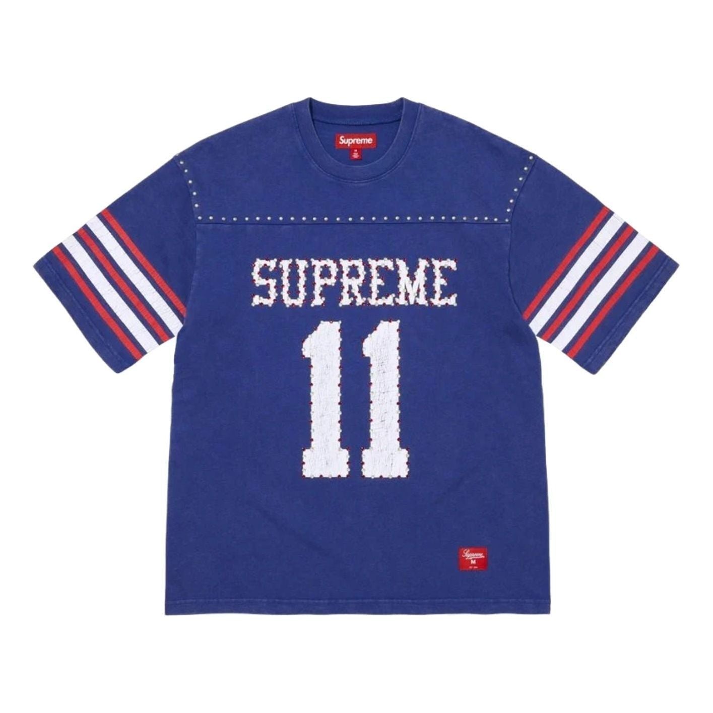 Supreme SS26 Studded S/S Football T-Shirt 'Blue' SUP-SS26-012-BLU