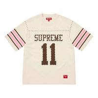 Supreme SS26 Studded S/S Football T-Shirt 'Cream' SUP-SS26-012-CRM