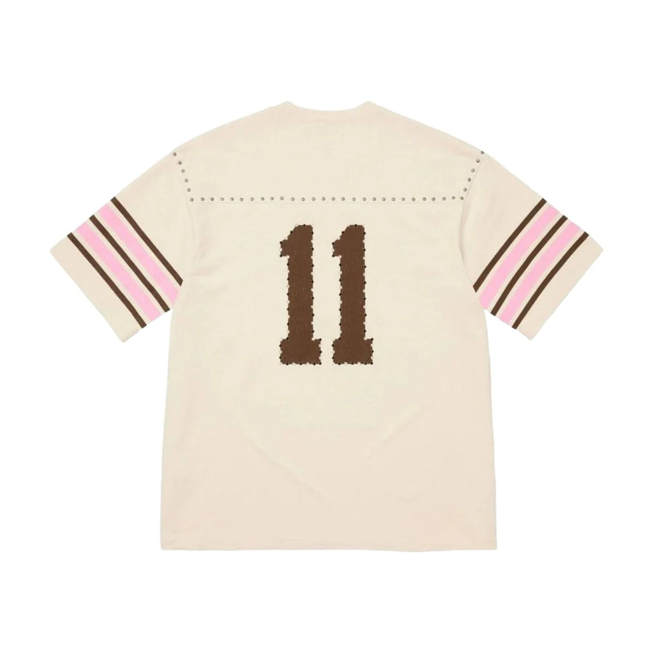 Supreme SS26 Studded S/S Football T-Shirt 'Cream' SUP-SS26-012-CRM