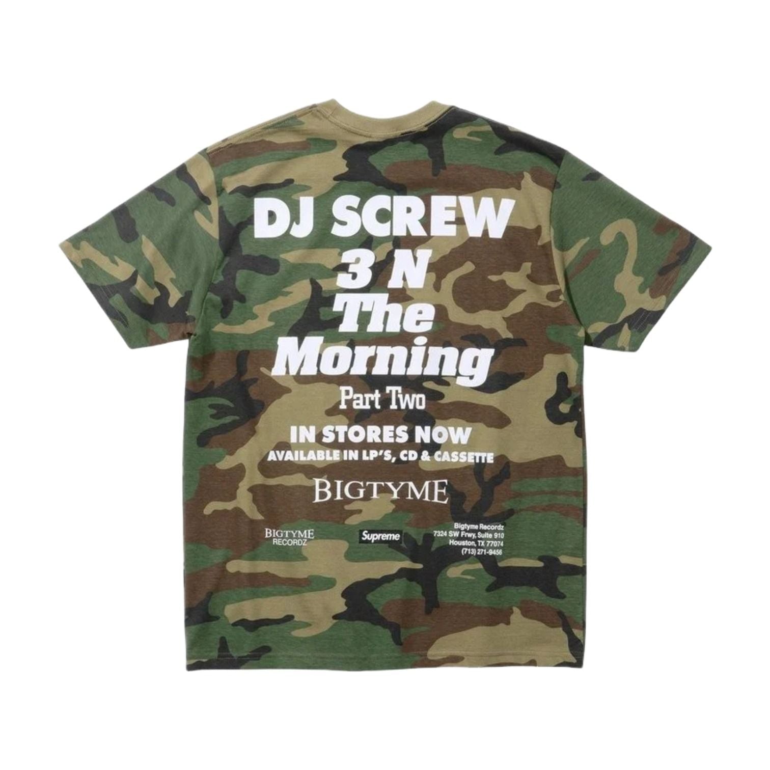 Supreme x DJ Screw SS26 SUC T-Shirt 'Woodland Camo' SUP-SS26-147-CAM