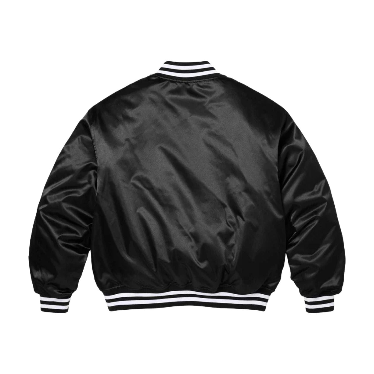 Supreme x Champion SS26 Satin Varsity Jacket 'Black' SUP-SS26-170-BLK