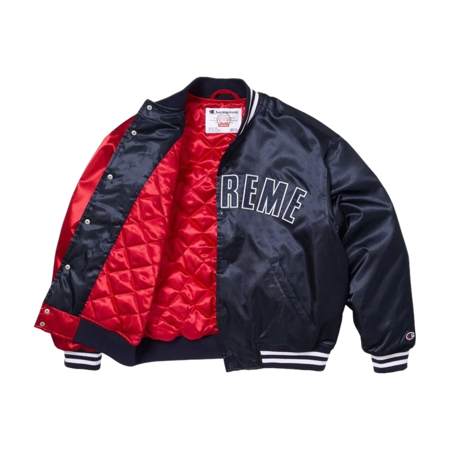 Supreme x Champion SS26 Satin Varsity Jacket 'Multicolor' SUP-SS26-170-MLT