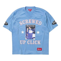 Supreme x DJ Screw SS26 Football Jersey 'Blue' SUP-SS26-146-BLU