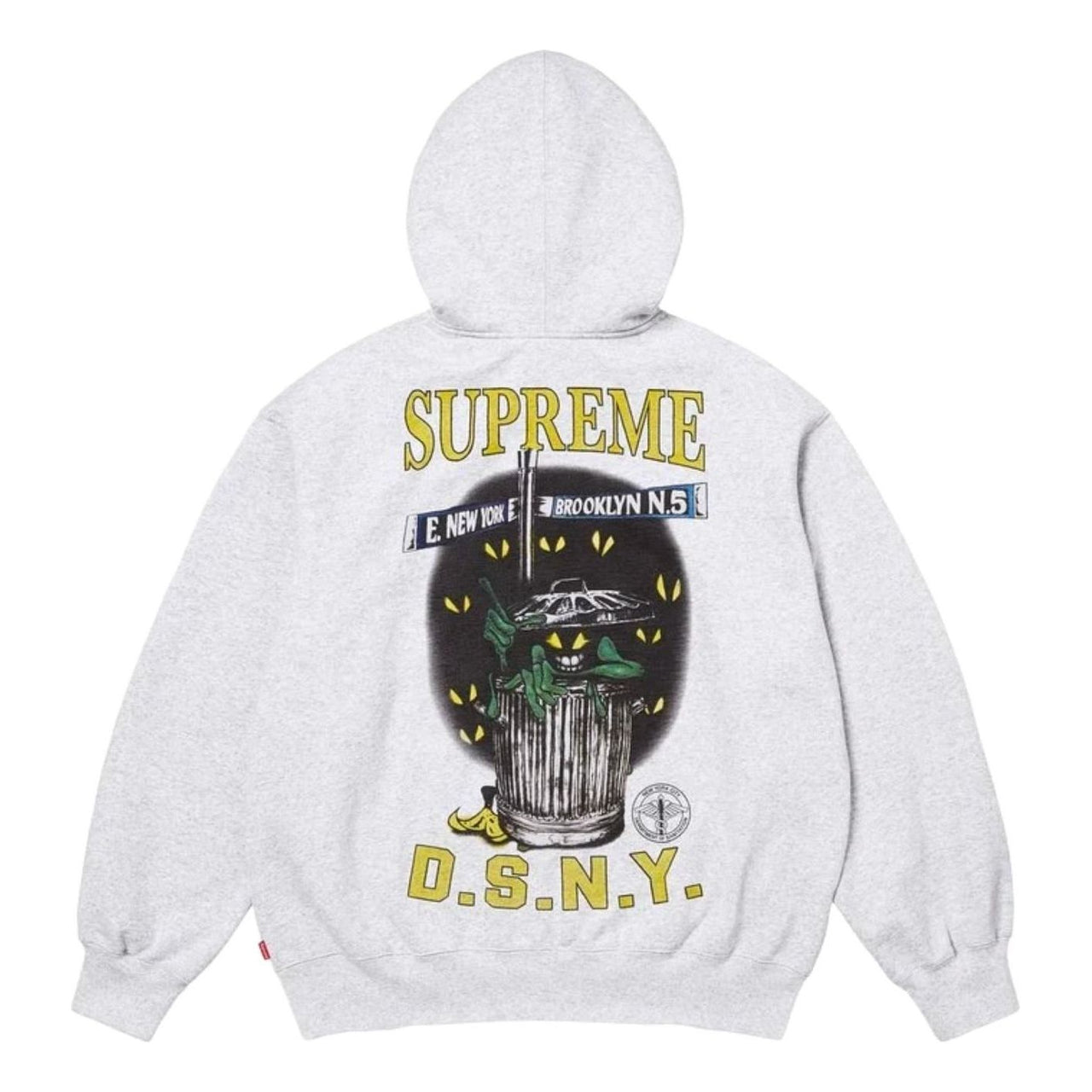 Supreme x DSNY SS26 Zip Up Hooded Sweatshirt 'Ash Grey' SUP-SS26-053-HETRGRY