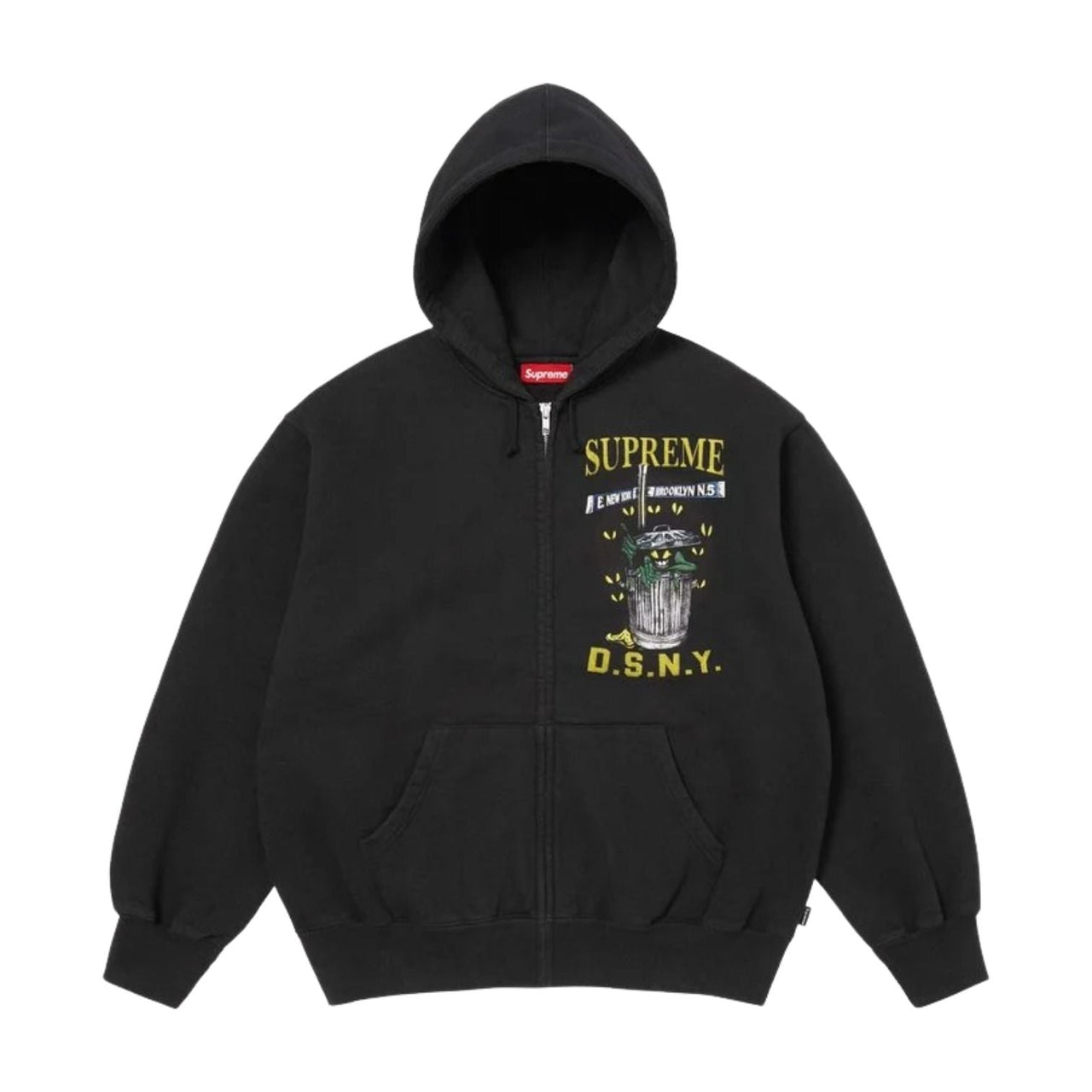 Supreme x DSNY SS26 Zip Up Hooded Sweatshirt 'Black' SUP-SS26-053-BLK