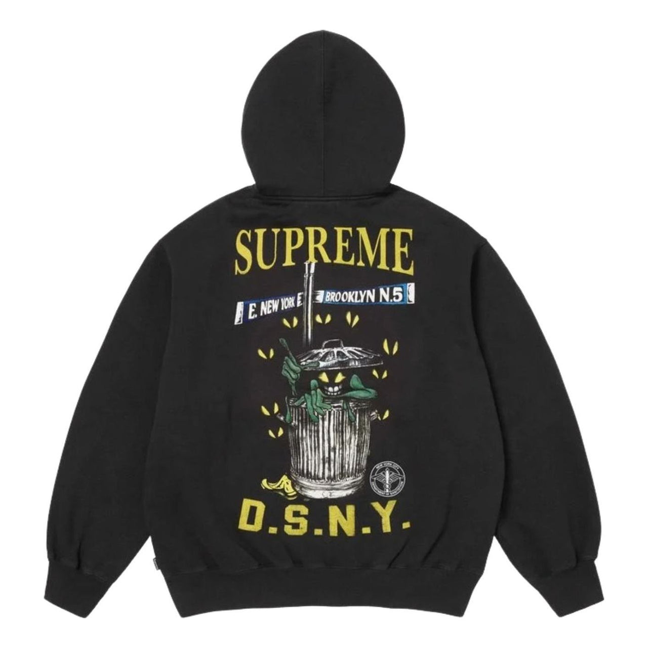 Supreme x DSNY SS26 Zip Up Hooded Sweatshirt 'Black' SUP-SS26-053-BLK