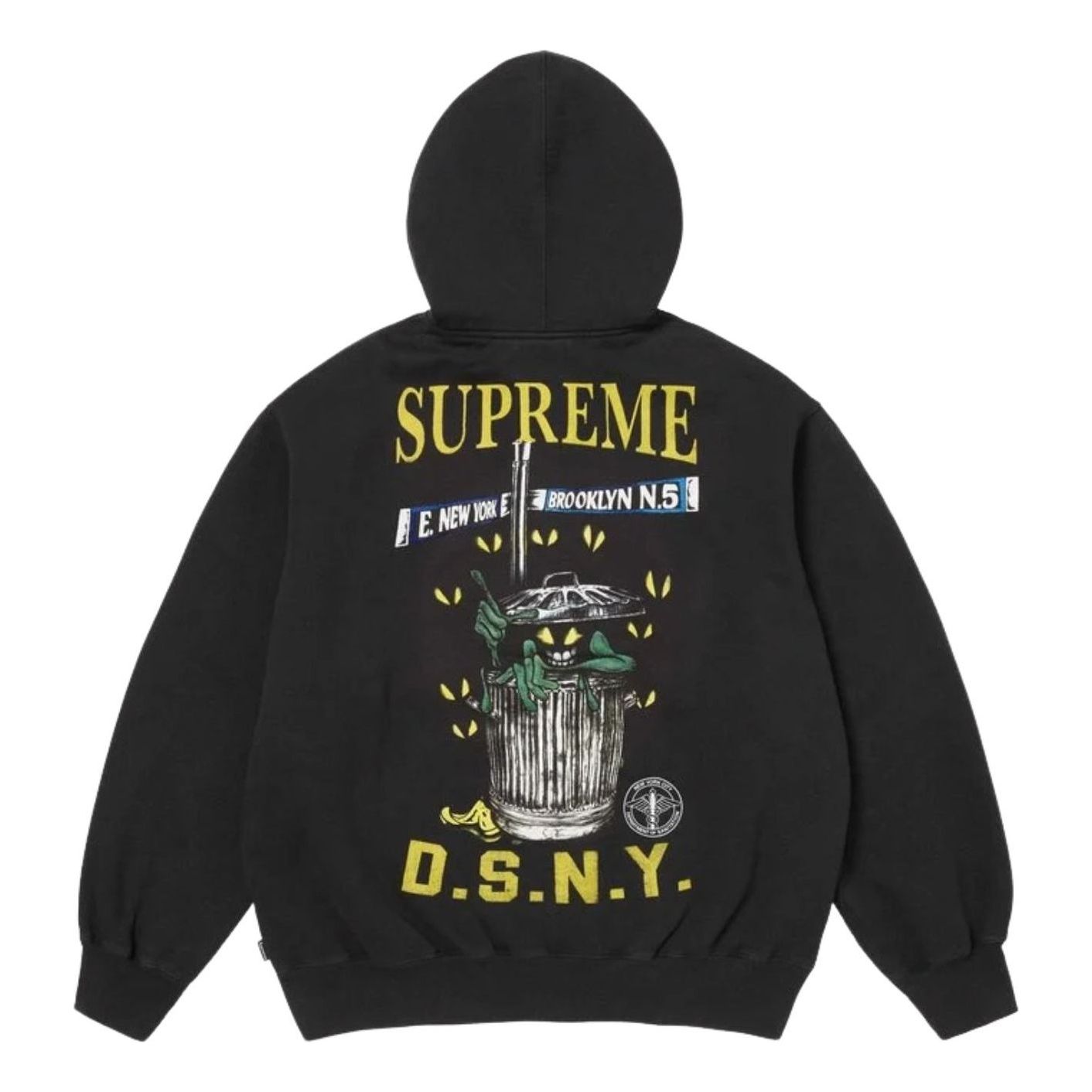 Supreme x DSNY SS26 Zip Up Hooded Sweatshirt 'Black' SUP-SS26-053-BLK
