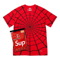 Supreme x Hanes Spider-Man Tagless T-Shirt (2 Pack) 'Red' SUP-SS26-190-RED