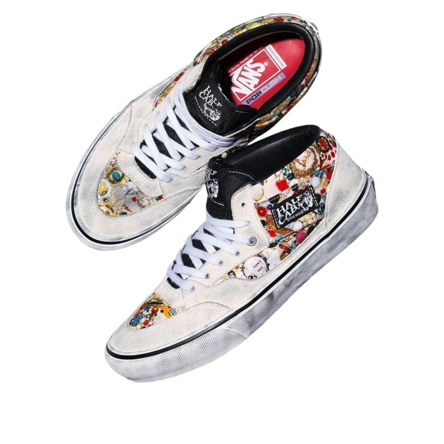 Vans x Supreme x Mike Kelley Half Cab 'White' VN00112HNTR