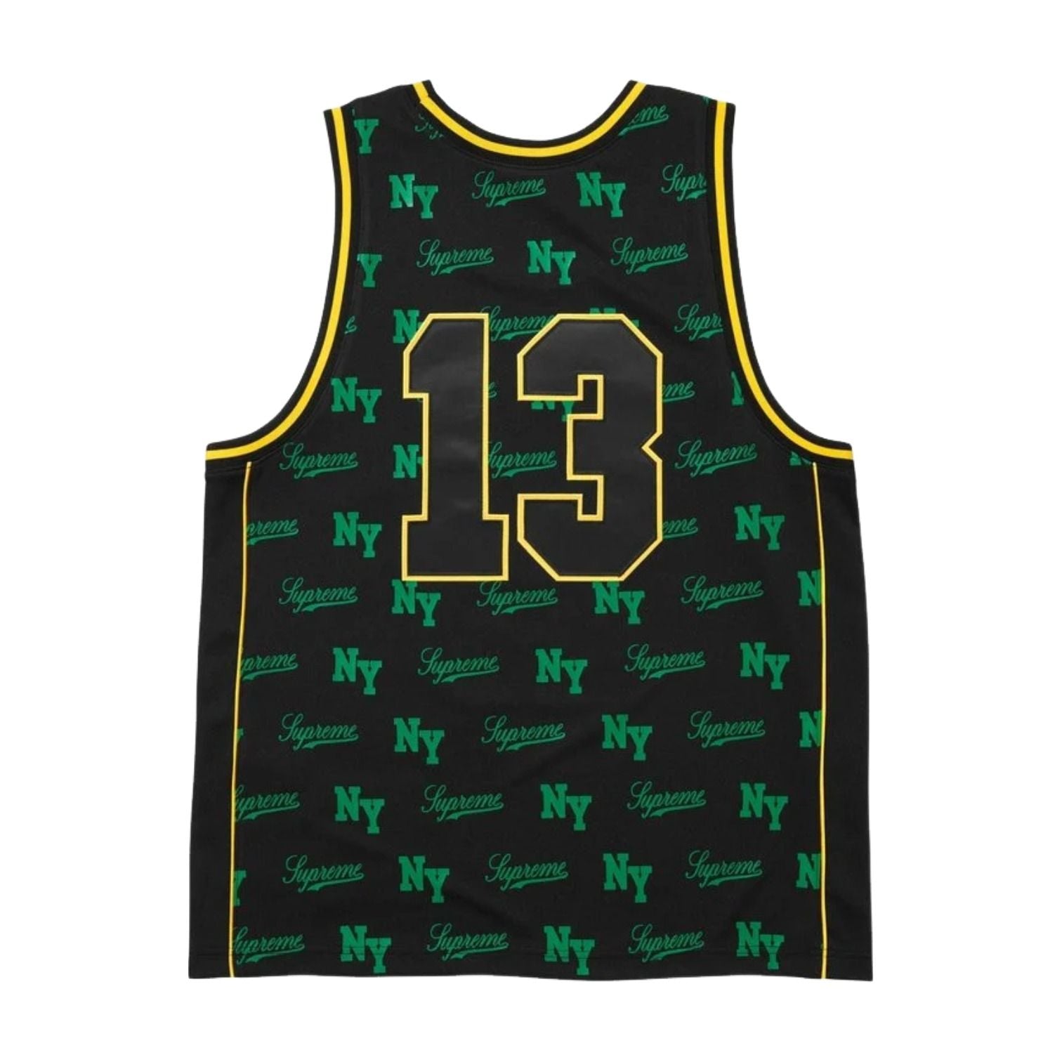 Supreme x Mitchell & Ness SS26 Monogram Basketball Jersey 'Black' SUP-SS26-220-BLK