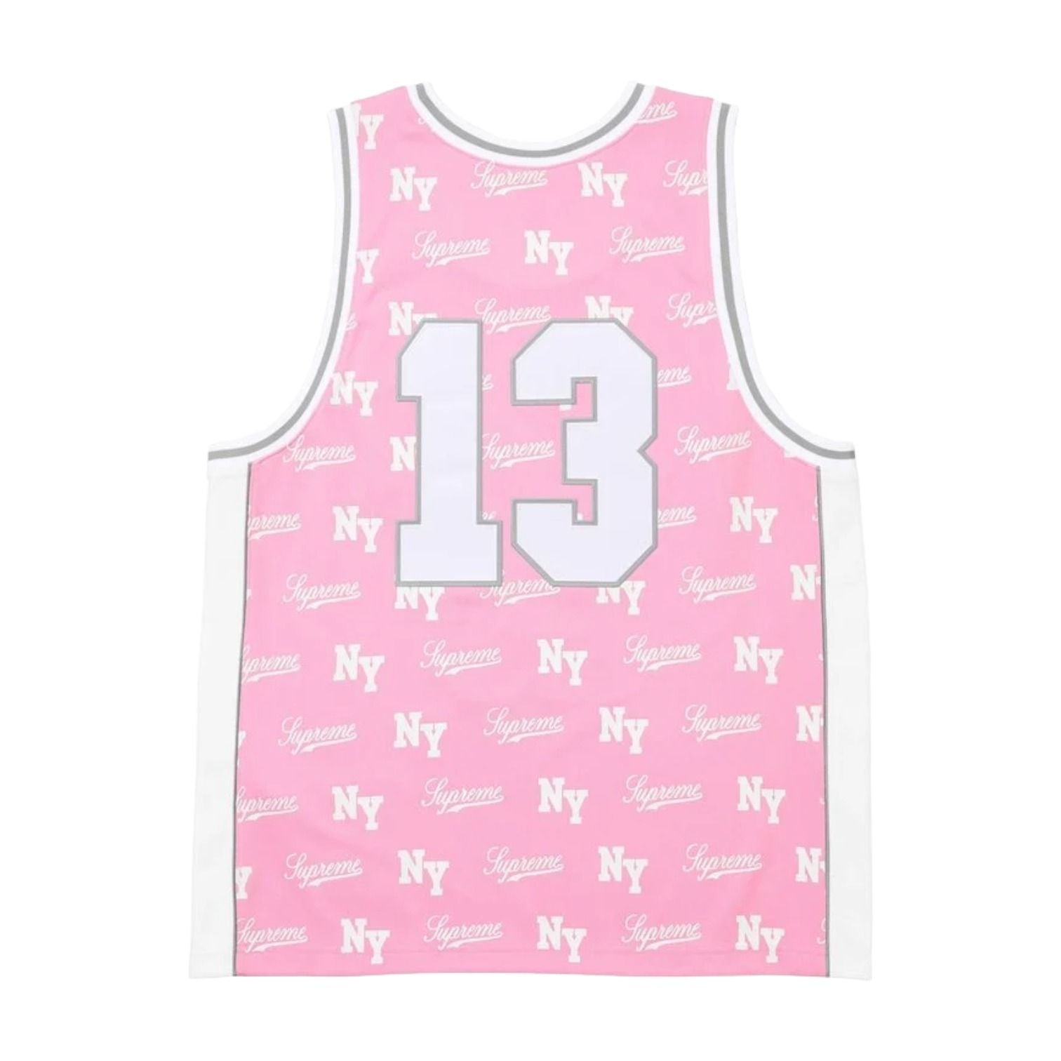 Supreme x Mitchell & Ness SS26 Monogram Basketball Jersey 'Pink' SUP-SS26-220-PNK