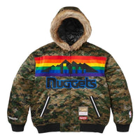 Supreme x Mitchell & Ness SS26 Teams Hooded Satin Varsity Jacket 'Digi Camo' SUP-SS26-285-CMO