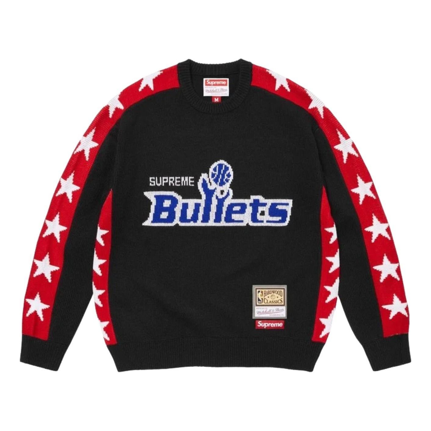 Supreme x Mitchell & Ness SS26 Teams Sweater 'Black' SUP-SS26-286-BLK