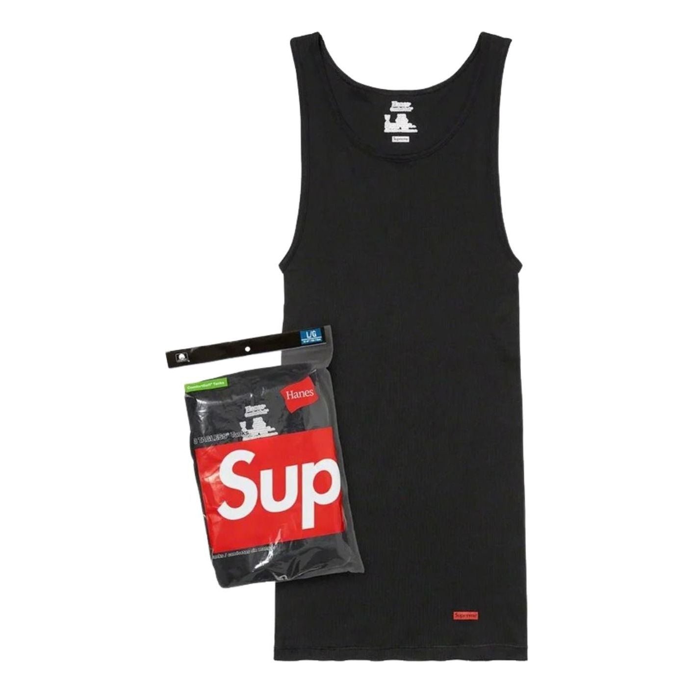 Supreme x Hanes SS26 Tagless Tank T-Shirts (3 Pack)  'Black' SUP-SS26-036-BLK