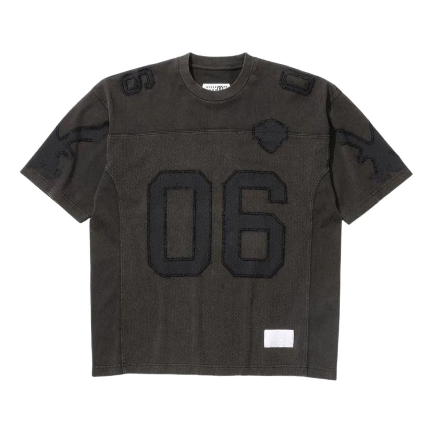 Supreme x MM6 Maison Margiela Cotton Football Jersey 'Black' SUP-SS26-102-BLK