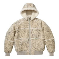 Supreme x MM6 Maison Margiela Hooded Shearling Bomber Jacket 'White' SUP-SS26-107-WHT
