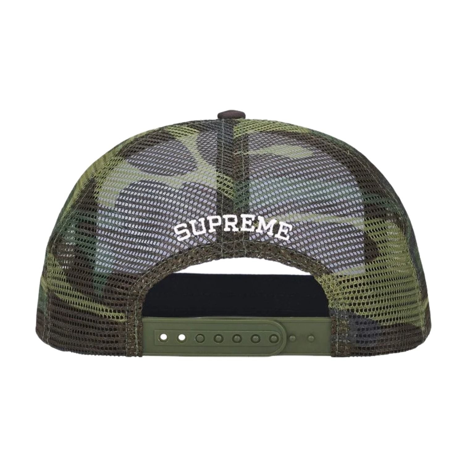 Supreme x Playboy SS26 Mesh Back 5-Panel 'Woodland Camo' SUP-SS26-1012-WODLNDCAMO