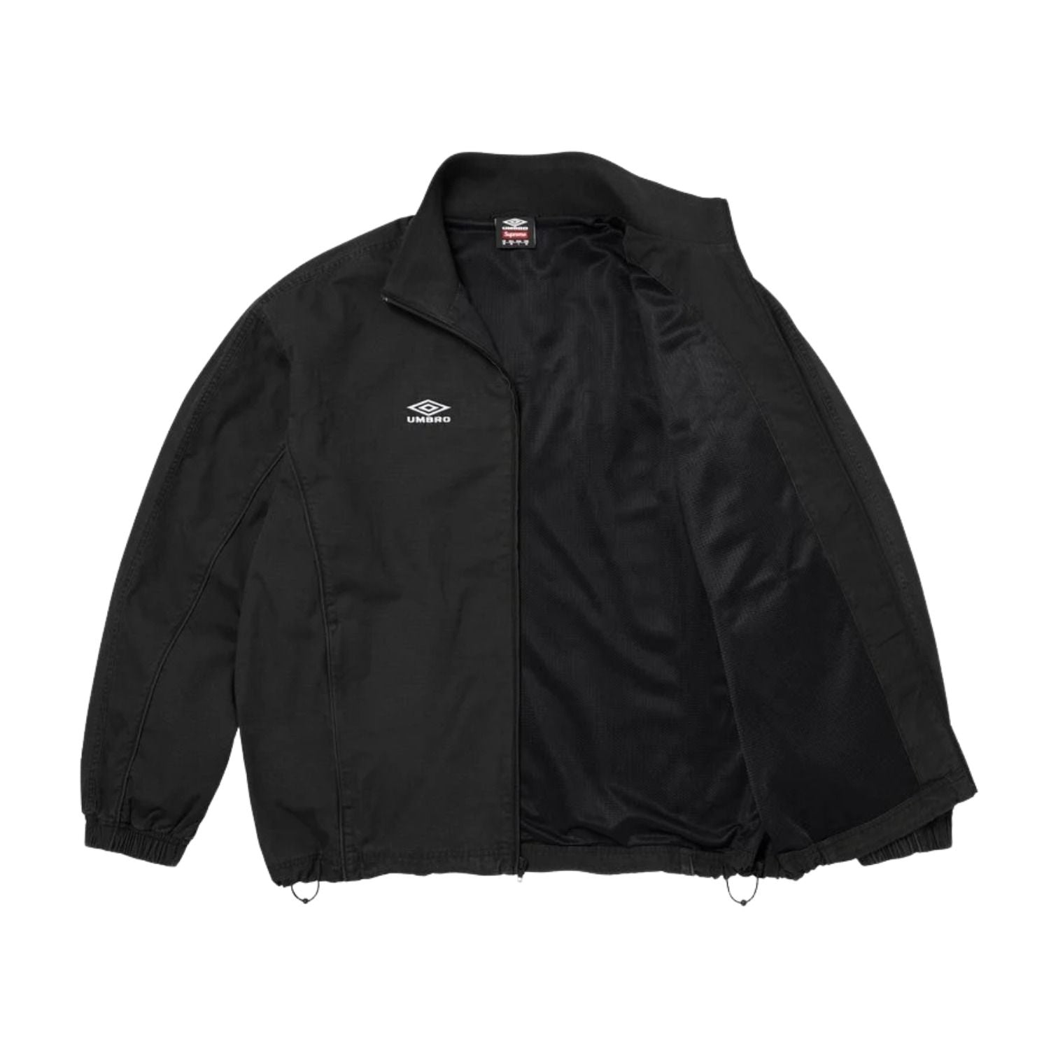 Supreme x Umbro SS26 Cotton Ripstop Track Jacket 'Black' SUP-SS26-009-BLK