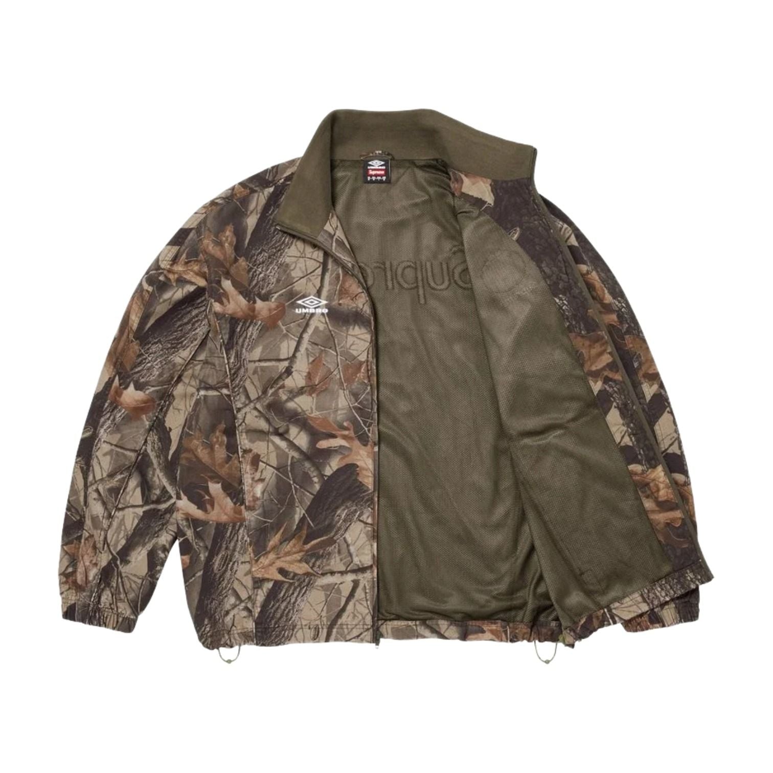 Supreme x Umbro SS26 Cotton Ripstop Track Jacket 'Realtree Hardwoods Camo' SUP-SS26-009-RELTREHRDWODCAMO