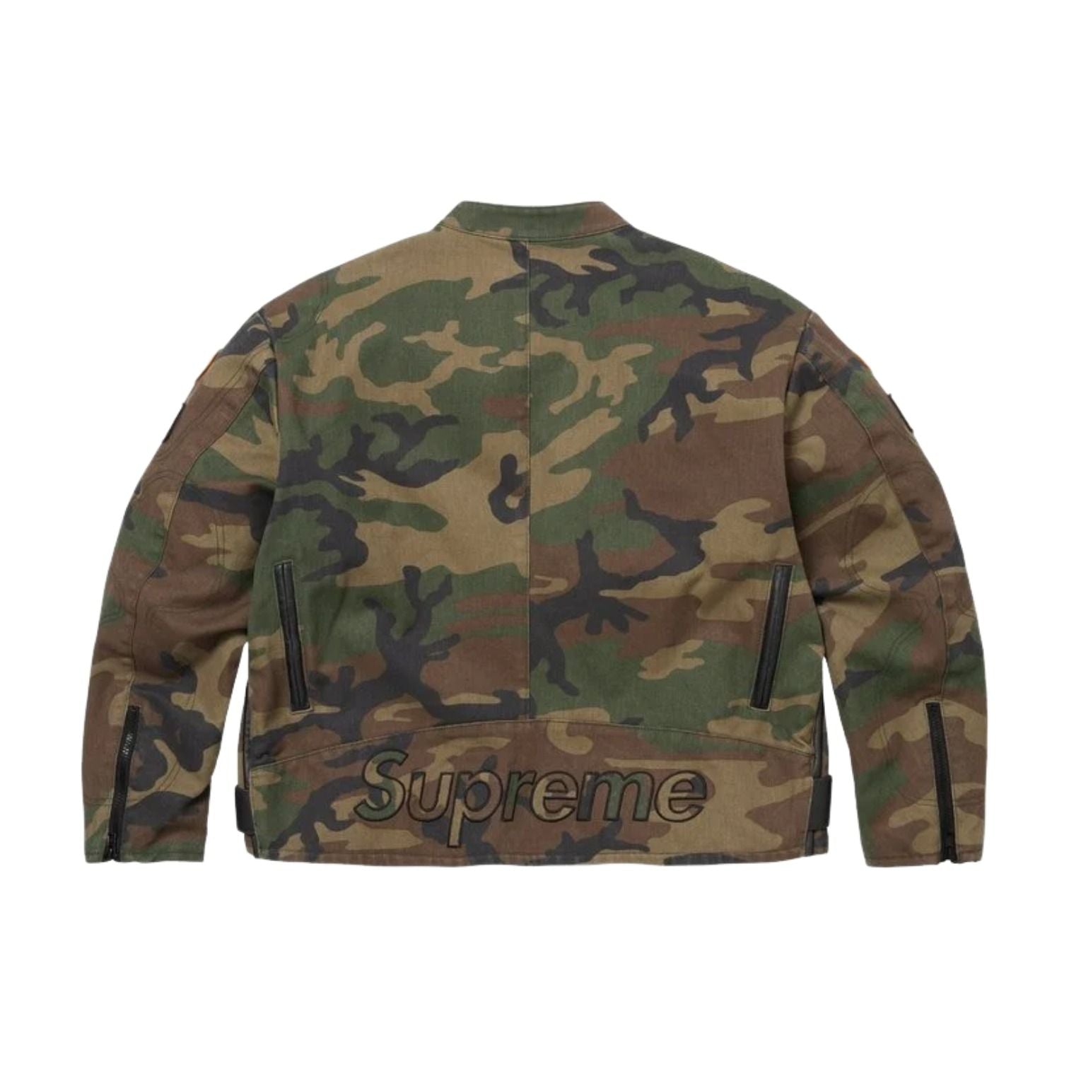 Supreme x Vanson SS26 Leathers Cordura Jacket 'Woodland Camo' SUP-SS26-054-WOLNDCAMO