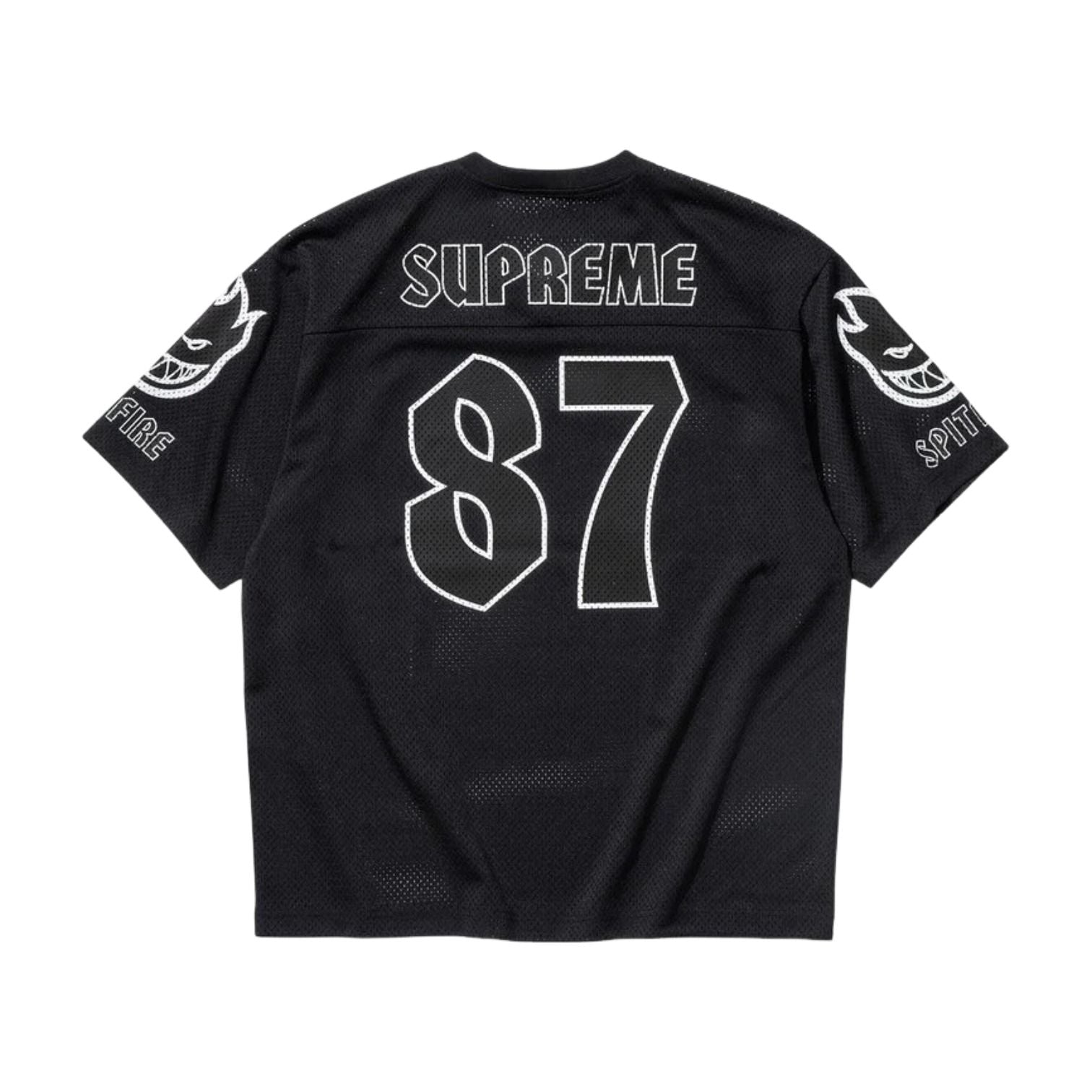 Supreme x Spitfire SS26 Football Jersey 'Black' SUP-SS26-338-BLK