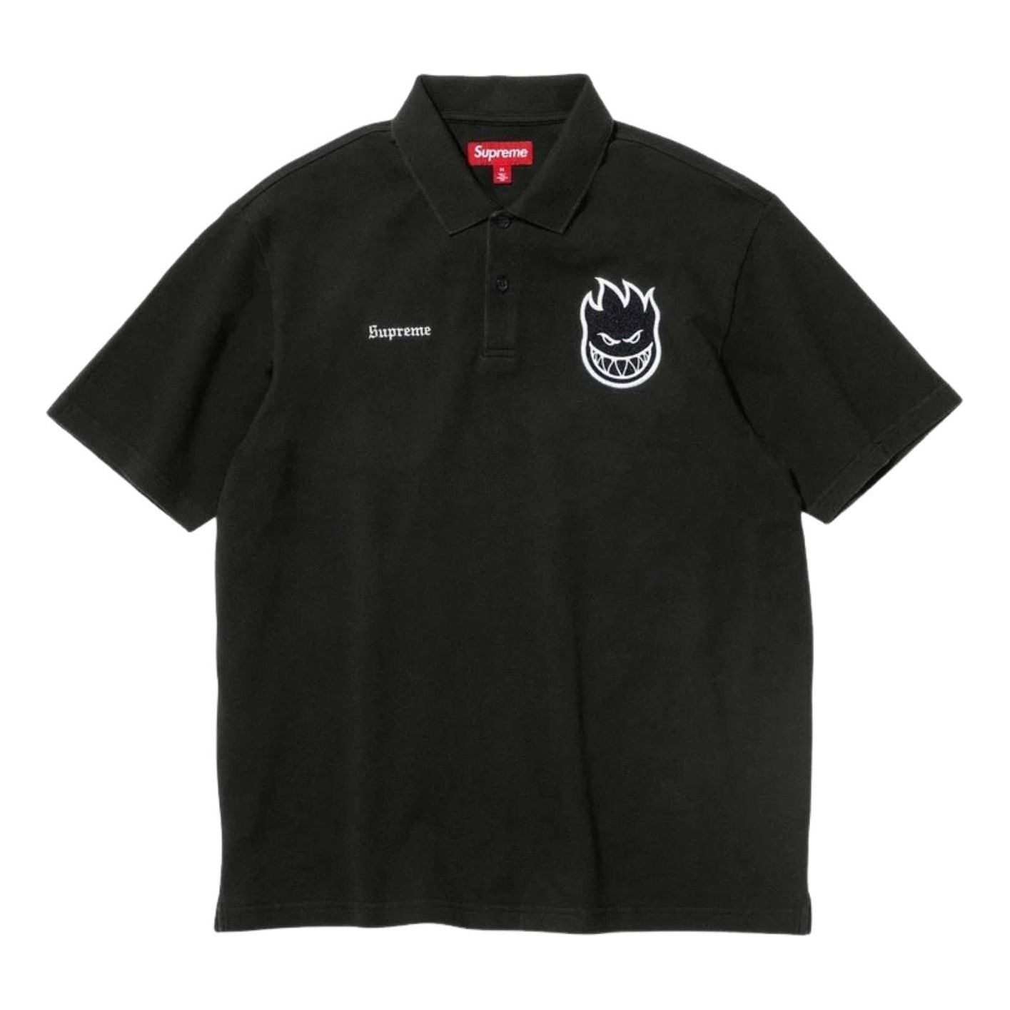 Supreme x Spitfire SS26 Polo 'Black' SUP-SS26-339-BLK