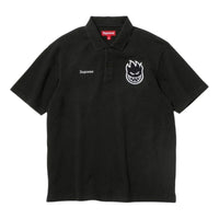 Supreme x Spitfire SS26 Polo 'Black' SUP-SS26-339-BLK