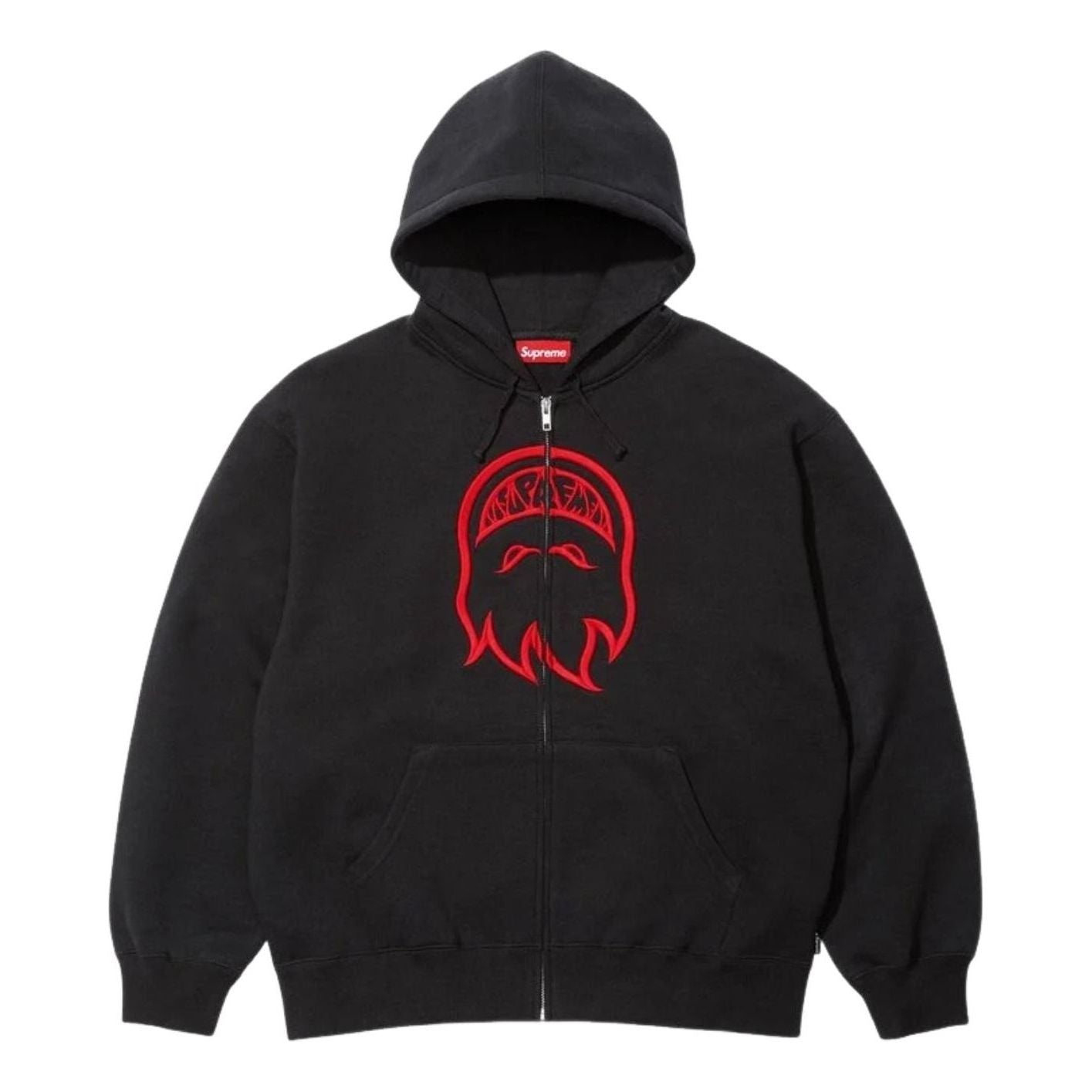 Supreme x Spitfire SS26 Zip-Up Hooded Sweatshirt 'Black' SUP-SS26-337-BLK