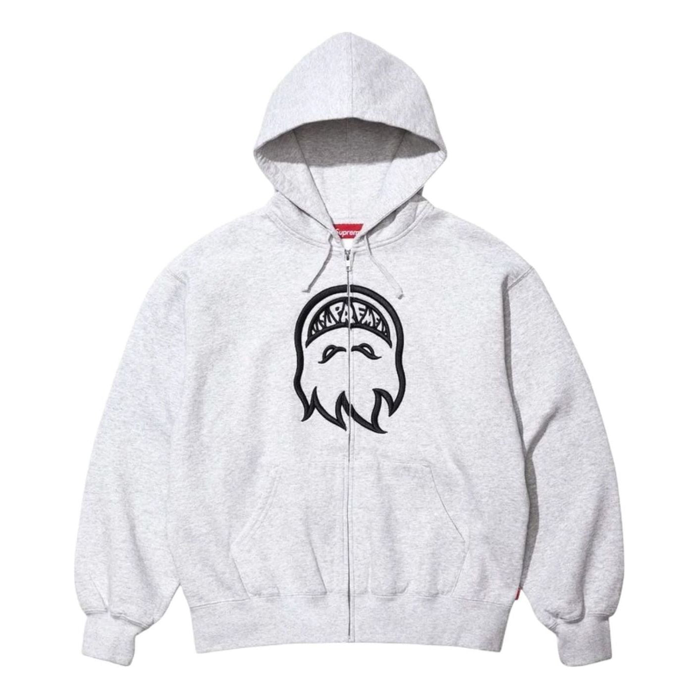 Supreme x Spitfire SS26 Zip-Up Hooded Sweatshirt 'Grey' SUP-SS26-337-GRY
