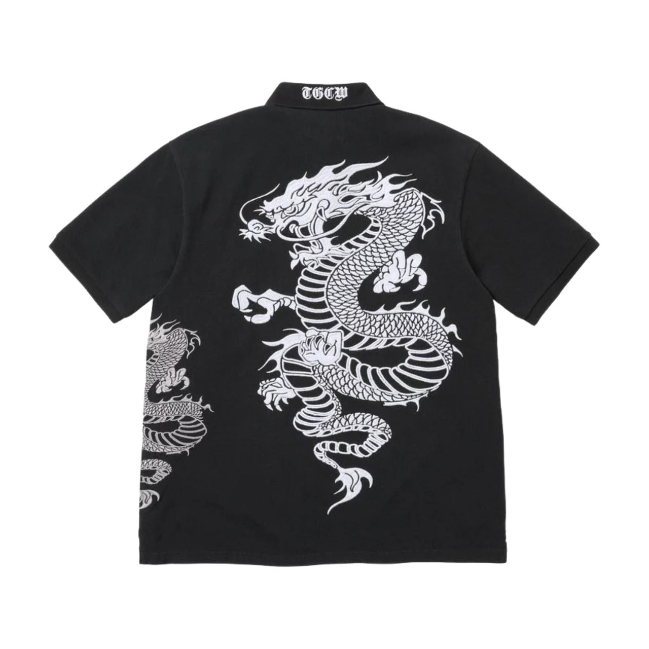 Supreme x The Great China SS26 Wall Dragon Polo 'Black' SUP-SS26-120-BLK