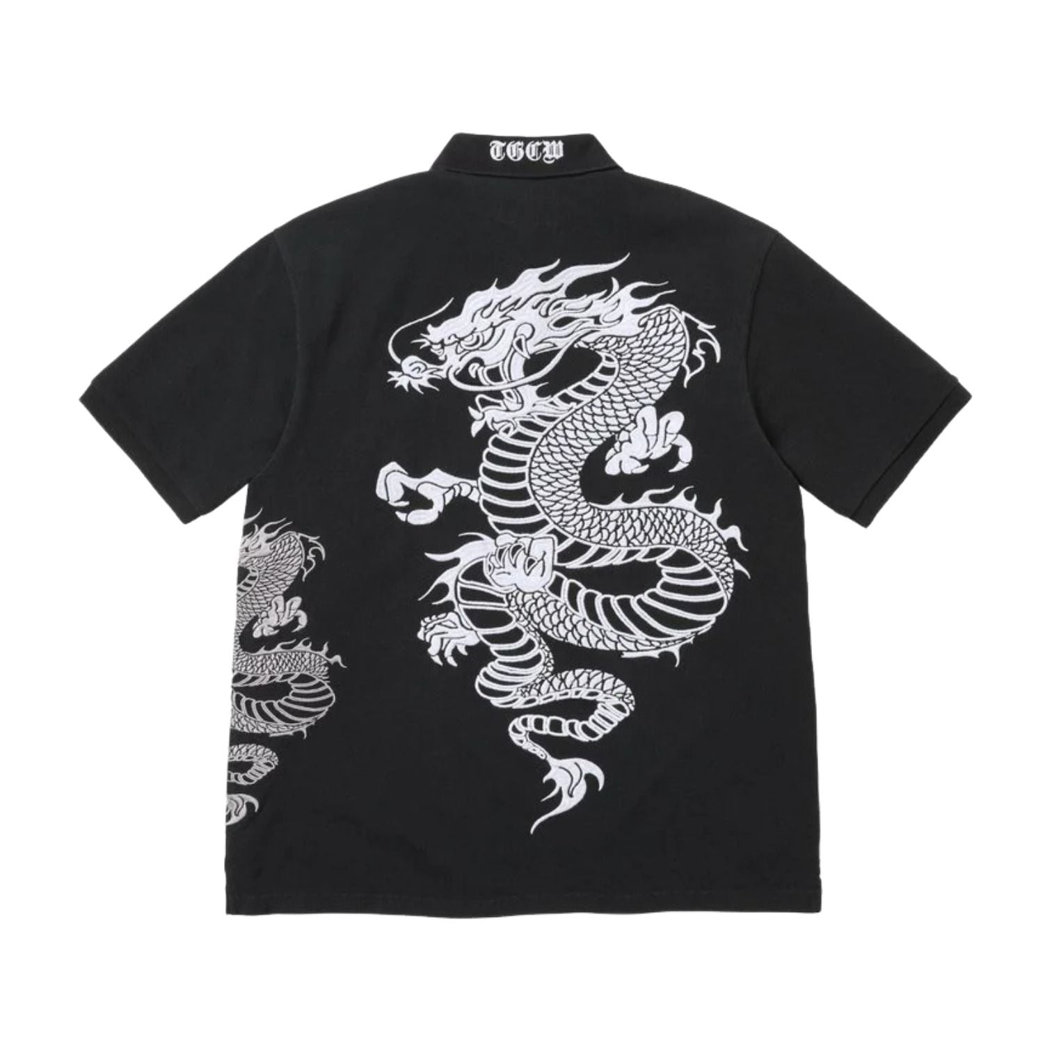 Supreme x The Great China SS26 Wall Dragon Polo 'Black' SUP-SS26-120-BLK