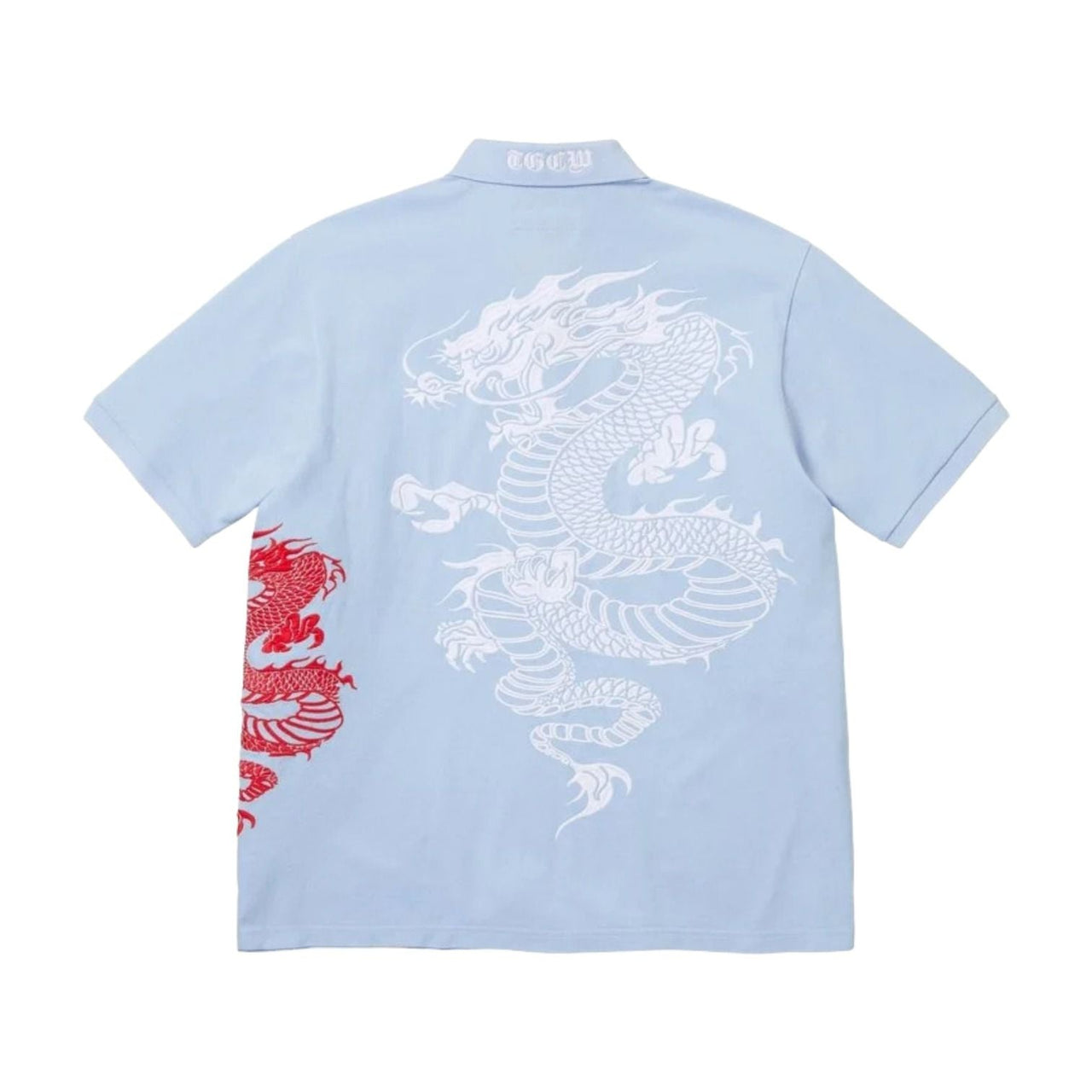 Supreme x The Great China SS26 Wall Dragon Polo 'Light Blue' SUP-SS26-120-BLU
