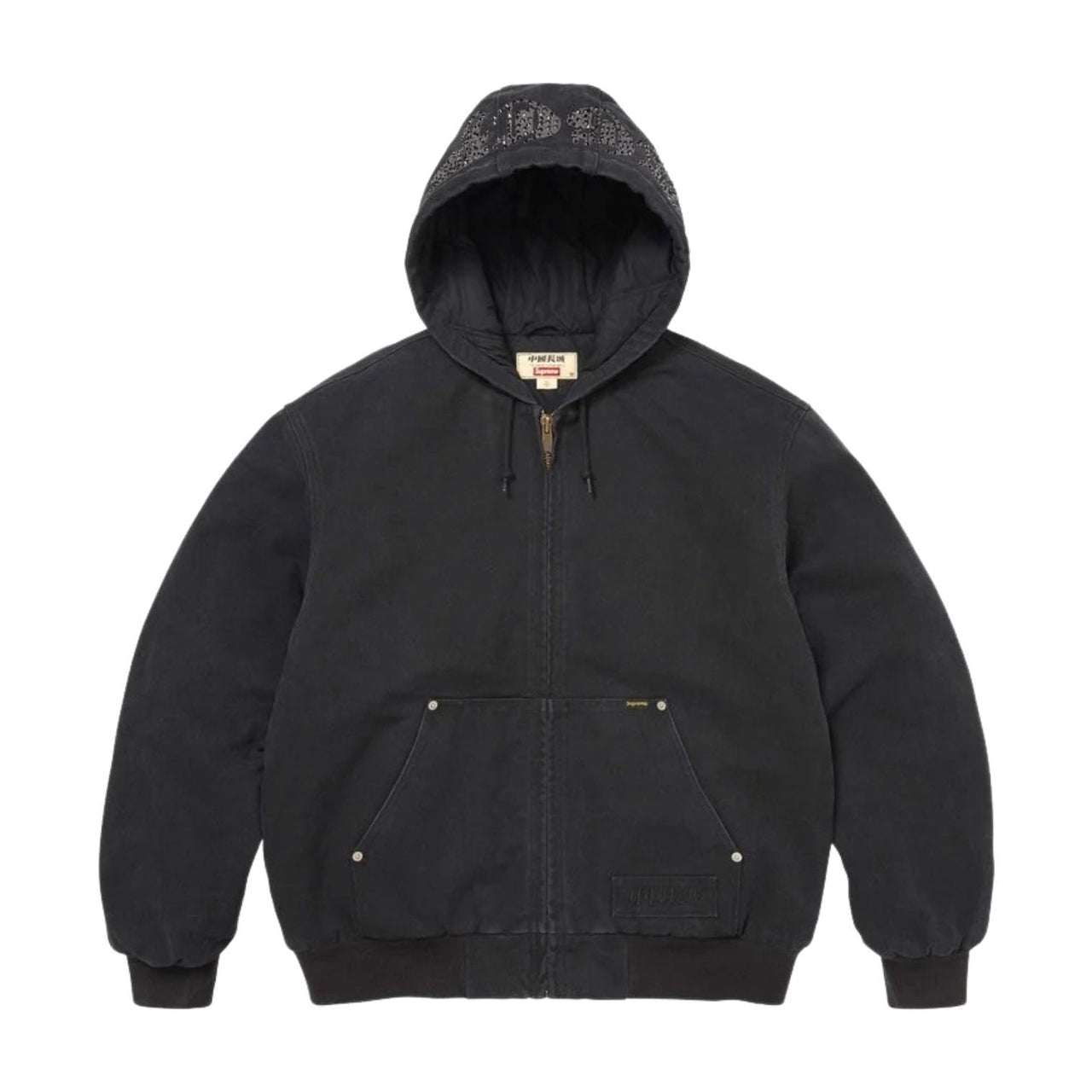 Supreme x The Great China Wall Hooded Work Jacket 'Black' SUP-SS26-185-BLK