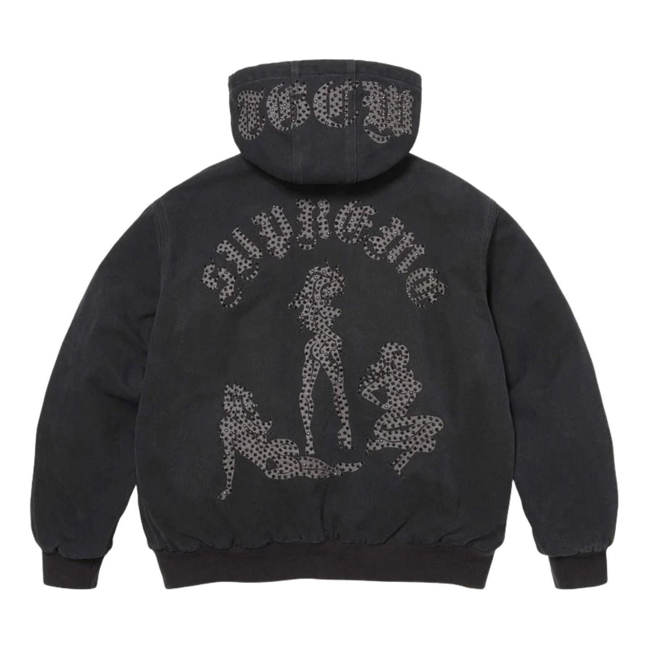 Supreme x The Great China Wall Hooded Work Jacket 'Black' SUP-SS26-185-BLK
