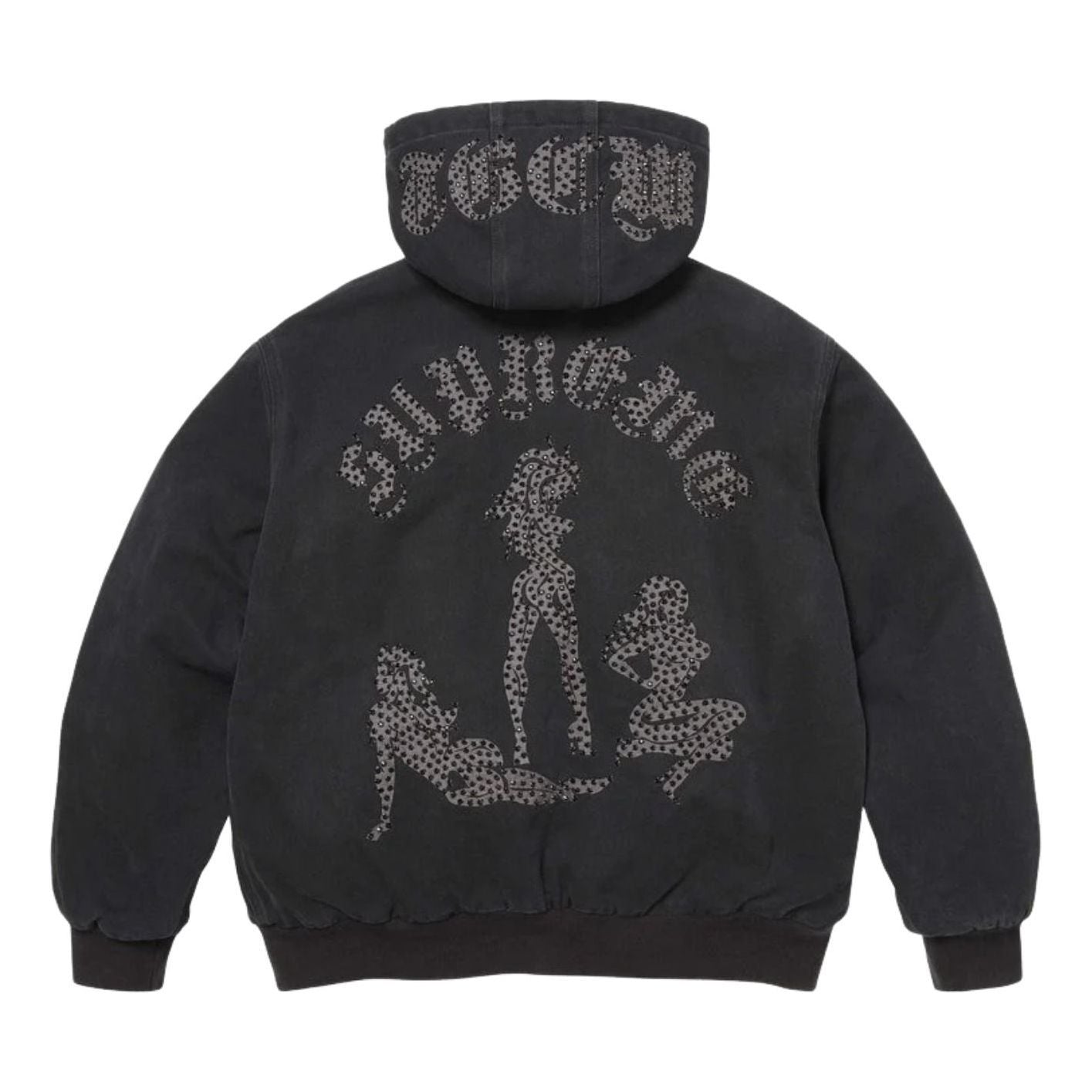 Supreme x The Great China Wall Hooded Work Jacket 'Black' SUP-SS26-185-BLK