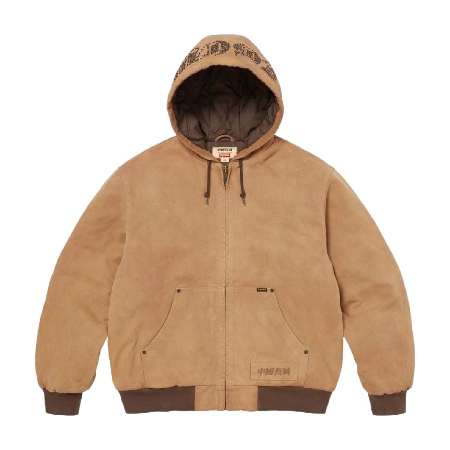 Supreme x The Great China Wall Hooded Work Jacket 'Tan' SUP-SS26-185-TAN