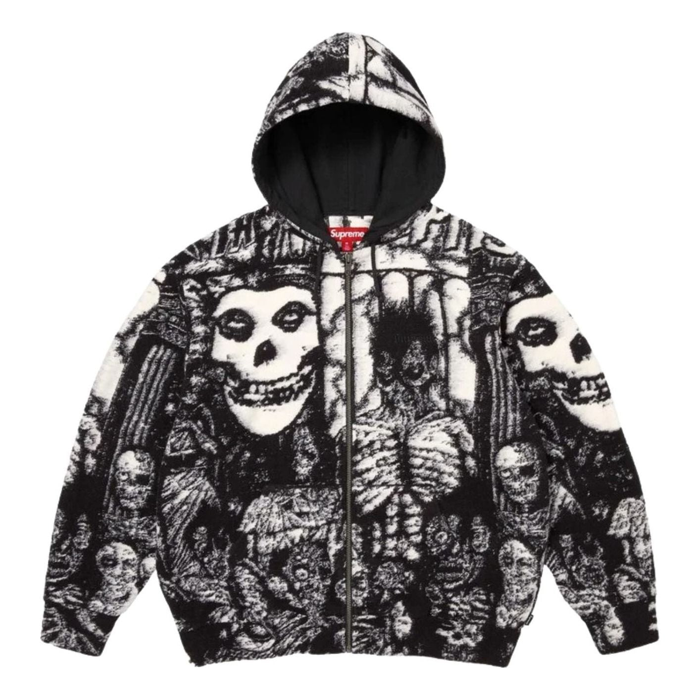 Supreme x The Misfits SS26 Zip Up Hooded Sweater 'Black' SUP-SS26-153-BLK