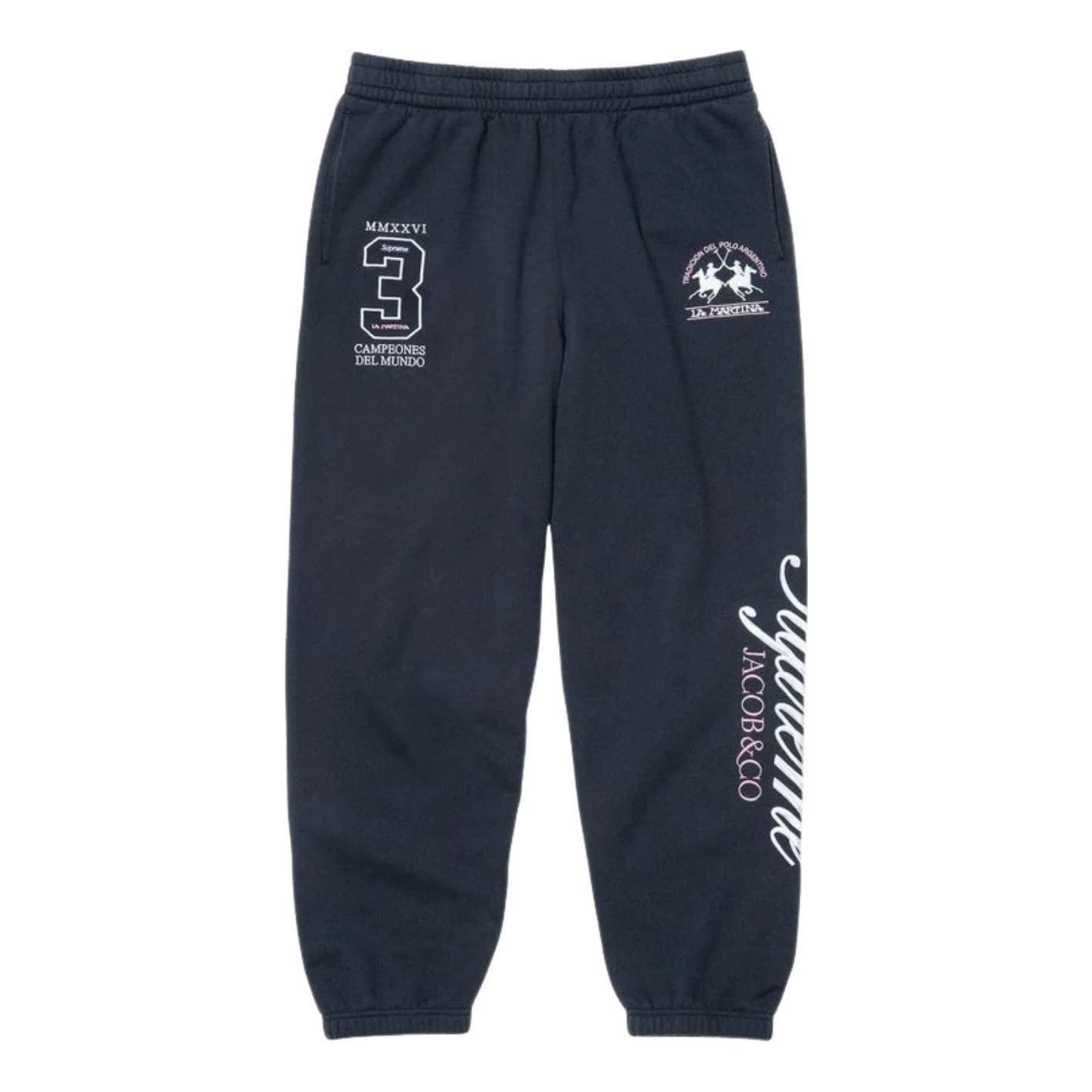 Supreme x La Martina SS26 Sweatpant 'Navy' SUP-SS26-315-NVY