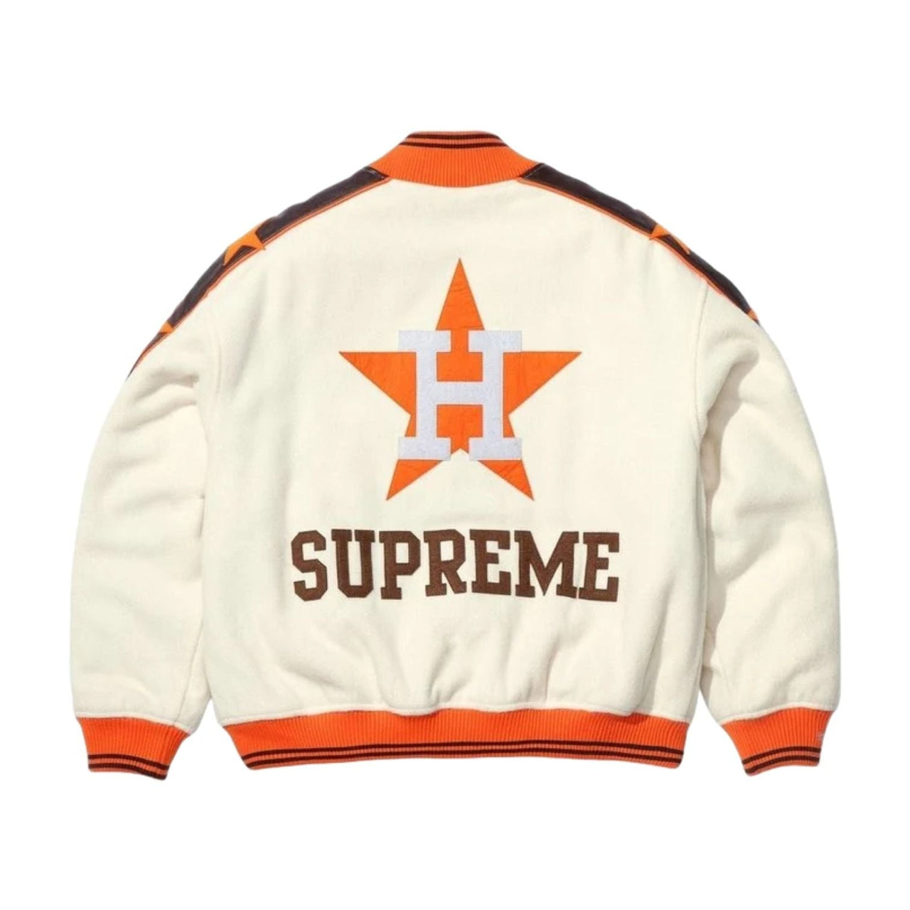 Supreme x Mitchell & Ness SS26 Teams Varsity Jacket 'Cream' SUP-SS26-281-CRM