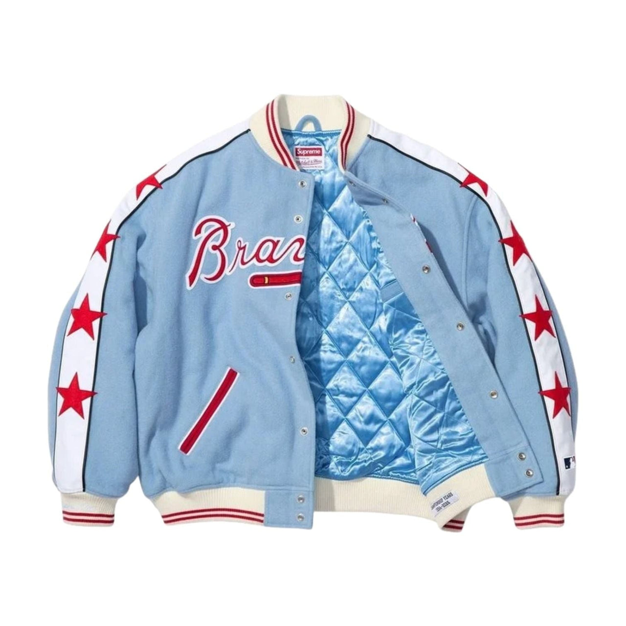 Supreme x Mitchell & Ness SS26 Teams Varsity Jacket 'Light Blue' SUP-SS26-281-BLU