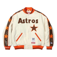 Supreme x Mitchell & Ness SS26 Teams Varsity Jacket 'Cream' SUP-SS26-281-CRM