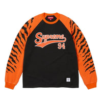 Supreme SS26 Tiger Raglan L/S T-Shirt 'Black'	 SUP-SS26-123-BLK