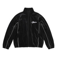 Supreme SS26 Velour Mesh Track Jacket 'Black' SUP-SS26-121-BLK