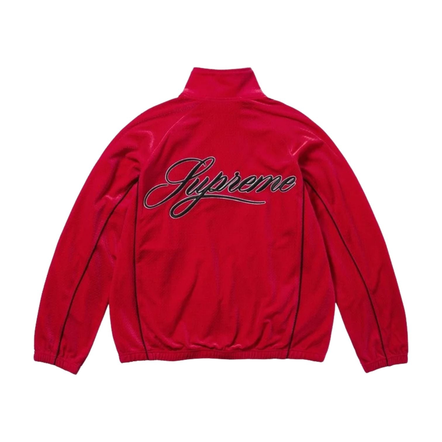 Supreme SS26 Velour Mesh Track Jacket 'Red' SUP-SS26-121-RED