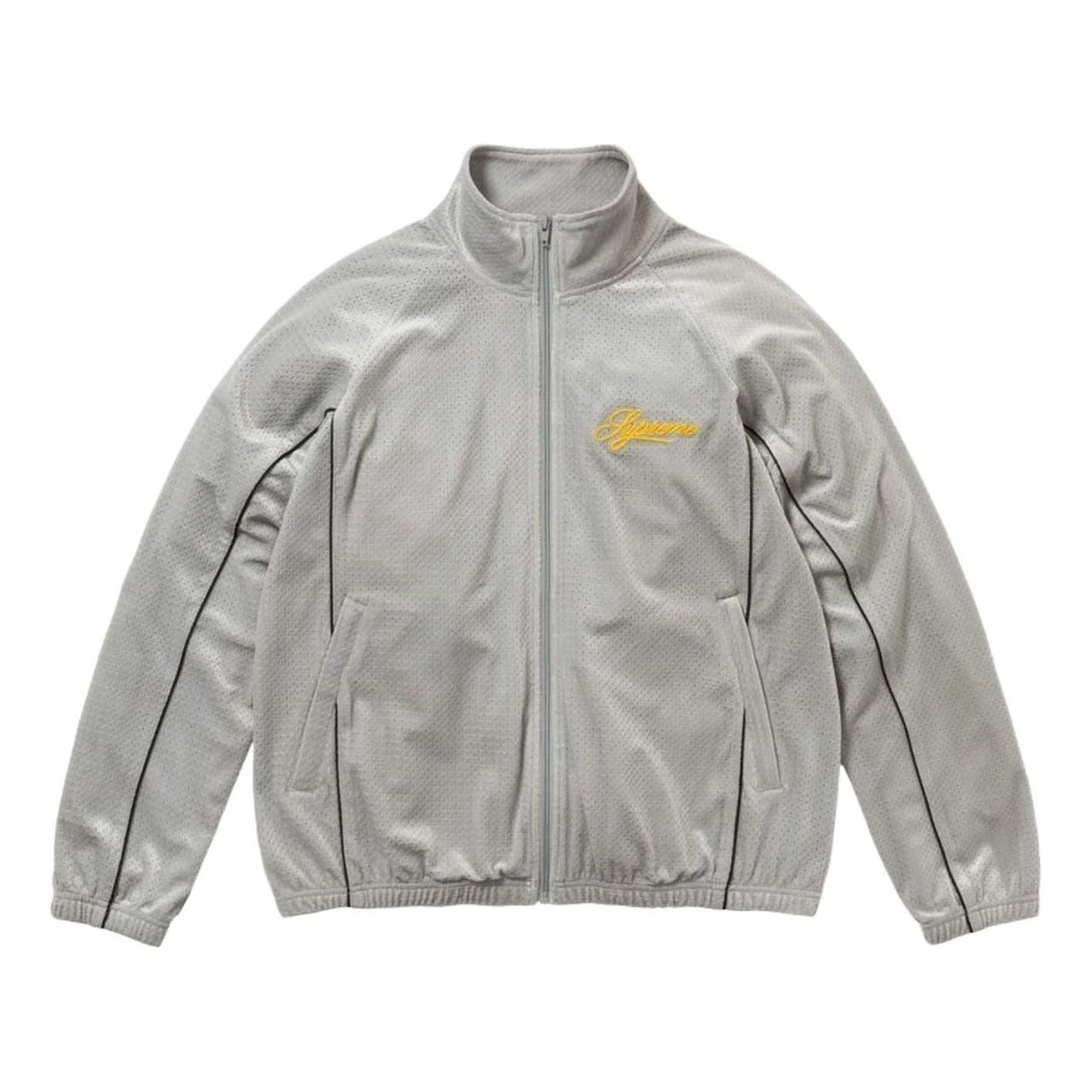 Supreme SS26 Velour Mesh Track Jacket 'Silver' SUP-SS26-121-SLV