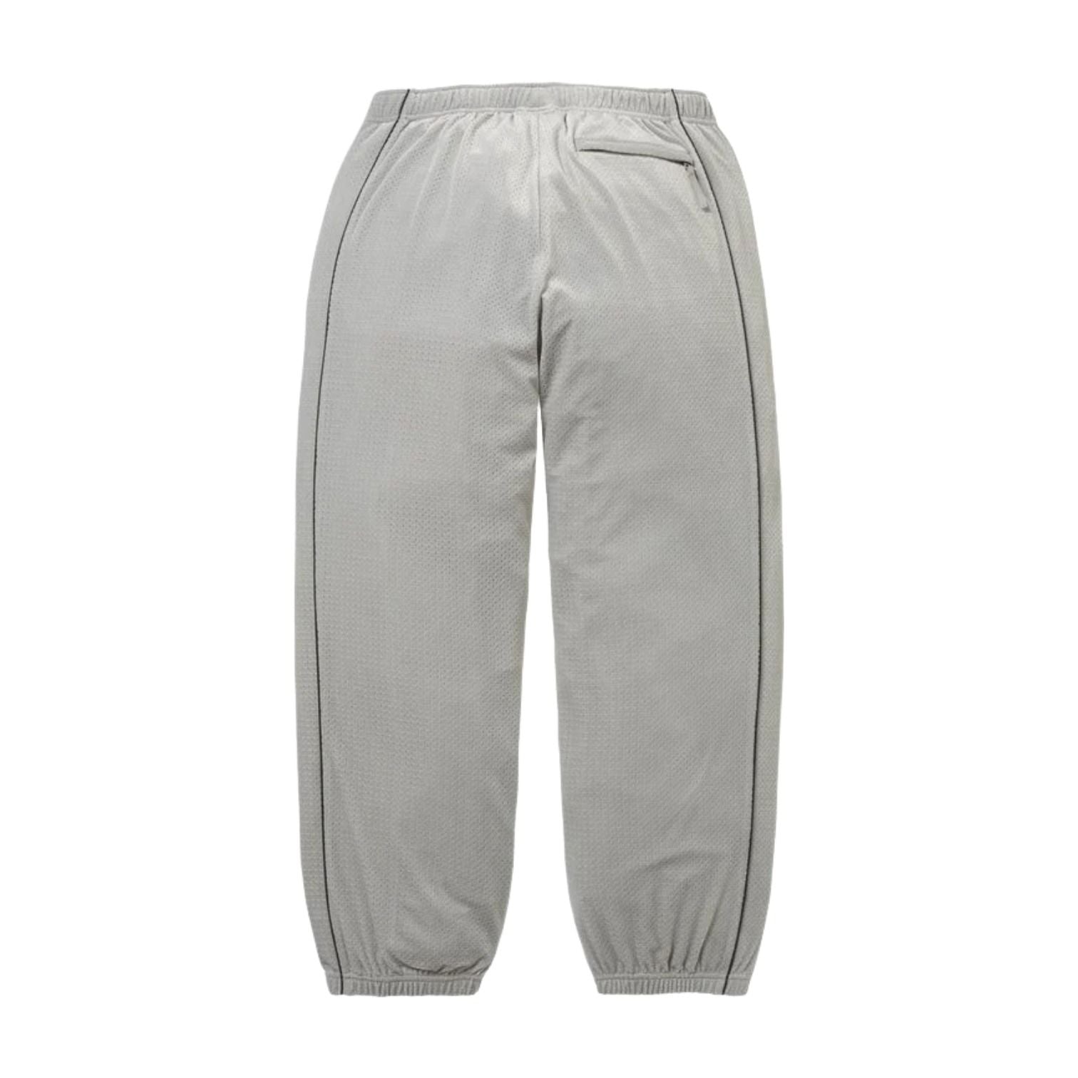 Supreme SS26 Velour Mesh Track Pant 'Silver' SUP-SS26-128-SLV