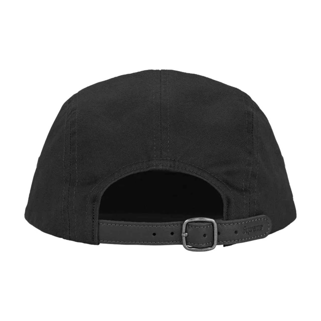 Supreme SS26 Washed Chino Twill Camp Cap 'Black' SUP-SS26-1000-BLK