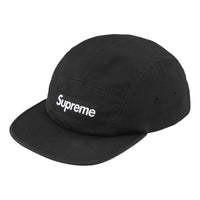 Supreme SS26 Washed Chino Twill Camp Cap 'Black' SUP-SS26-1000-BLK