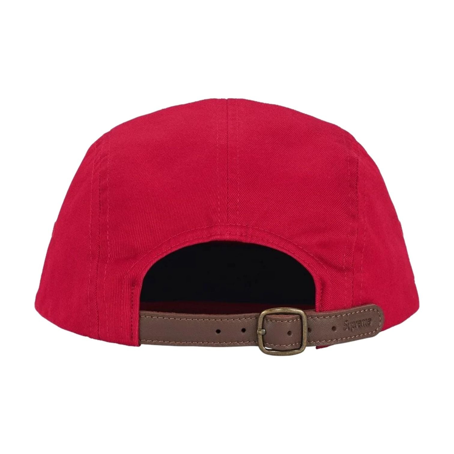 Supreme SS26 Washed Chino Twill Camp Cap 'Red' SUP-SS26-1000-RED